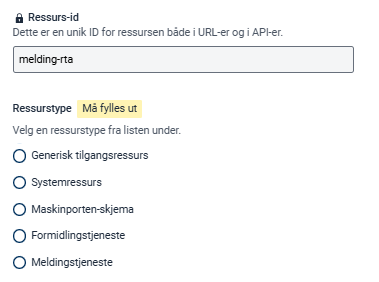 Create Resource