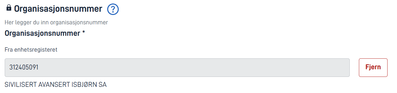 Locked input field, button changed from &ldquo;fetch&rdquo; to &ldquo;remove&rdquo;