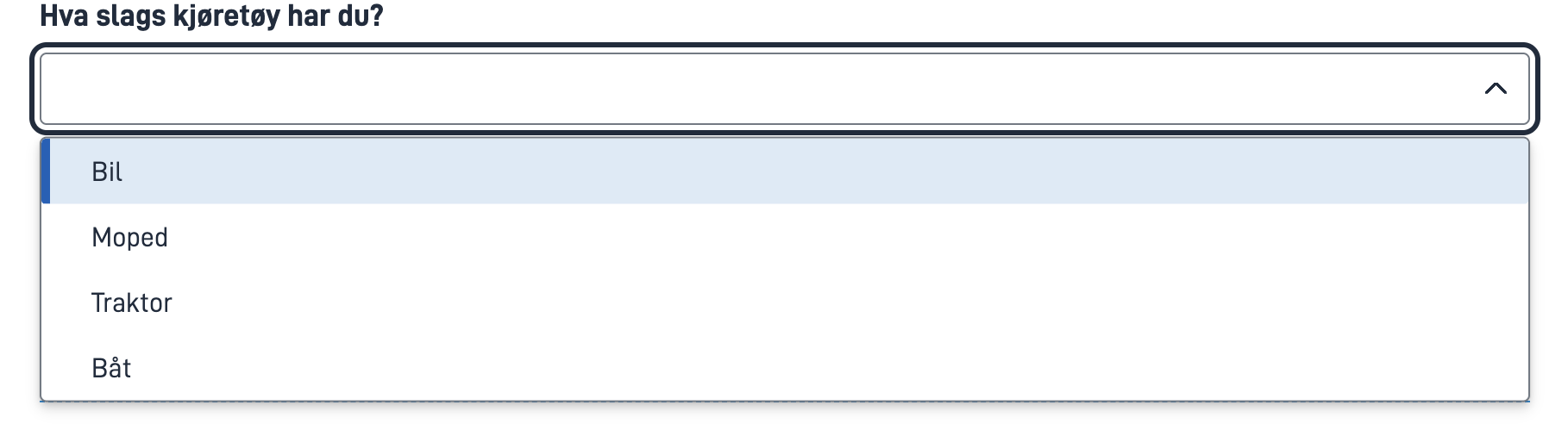 Dropdown before and after
