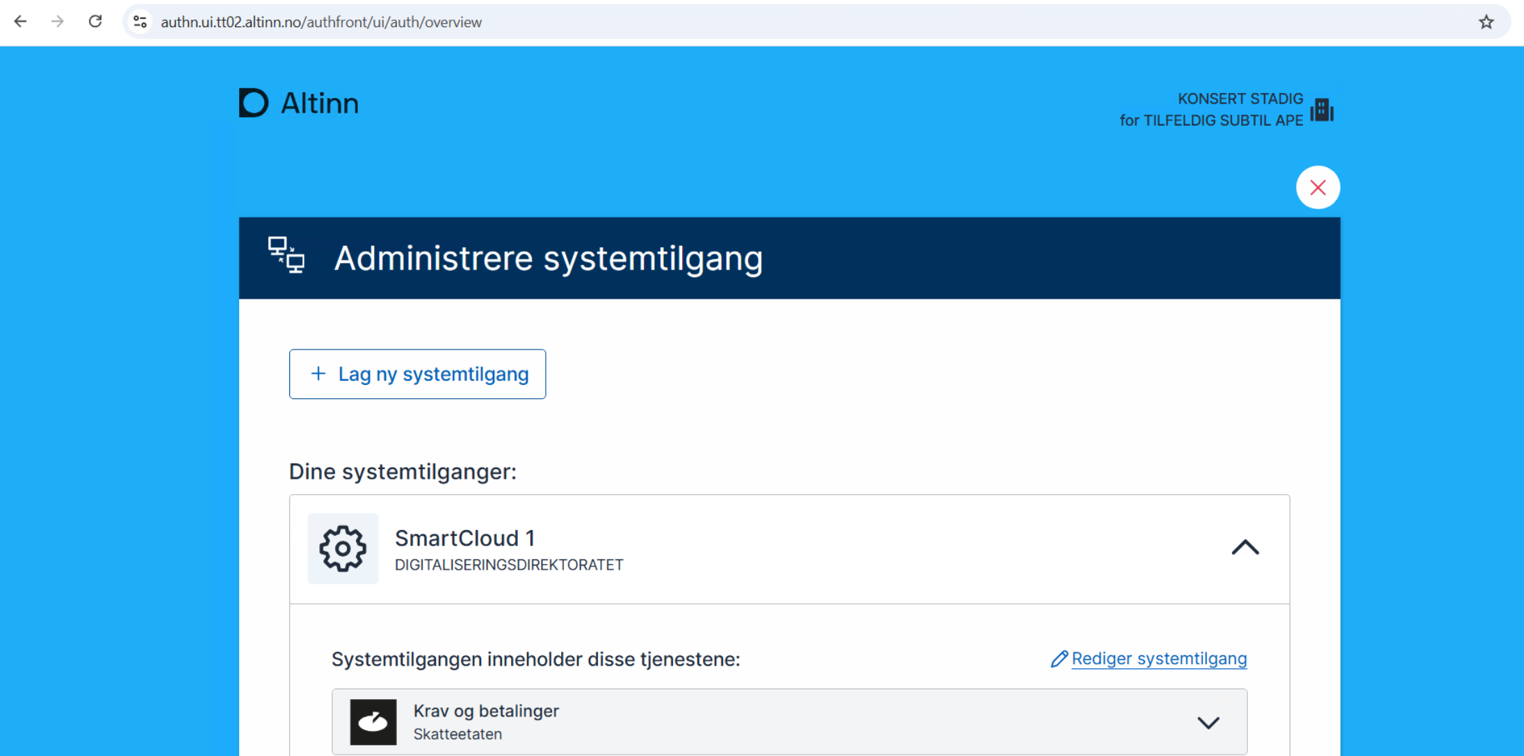 list systembrukere