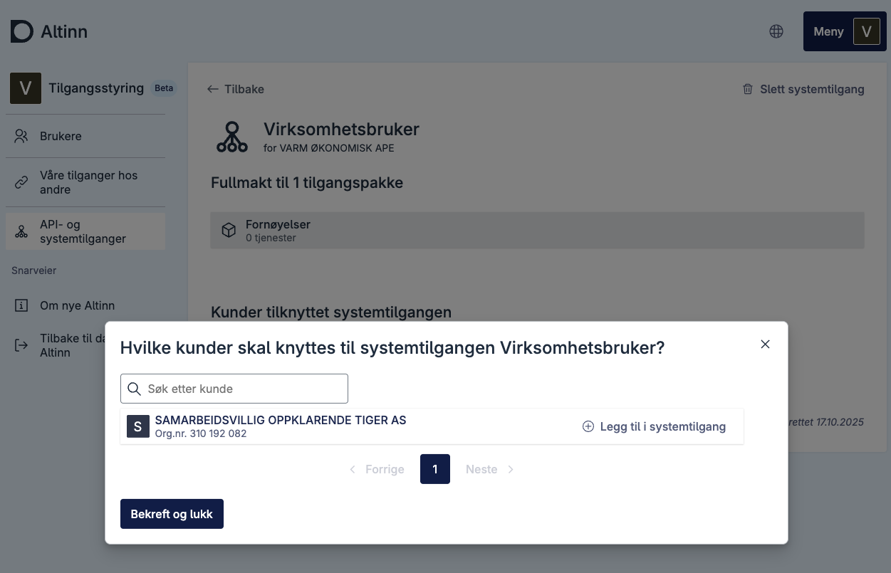 Steg 3 - Legg til klient