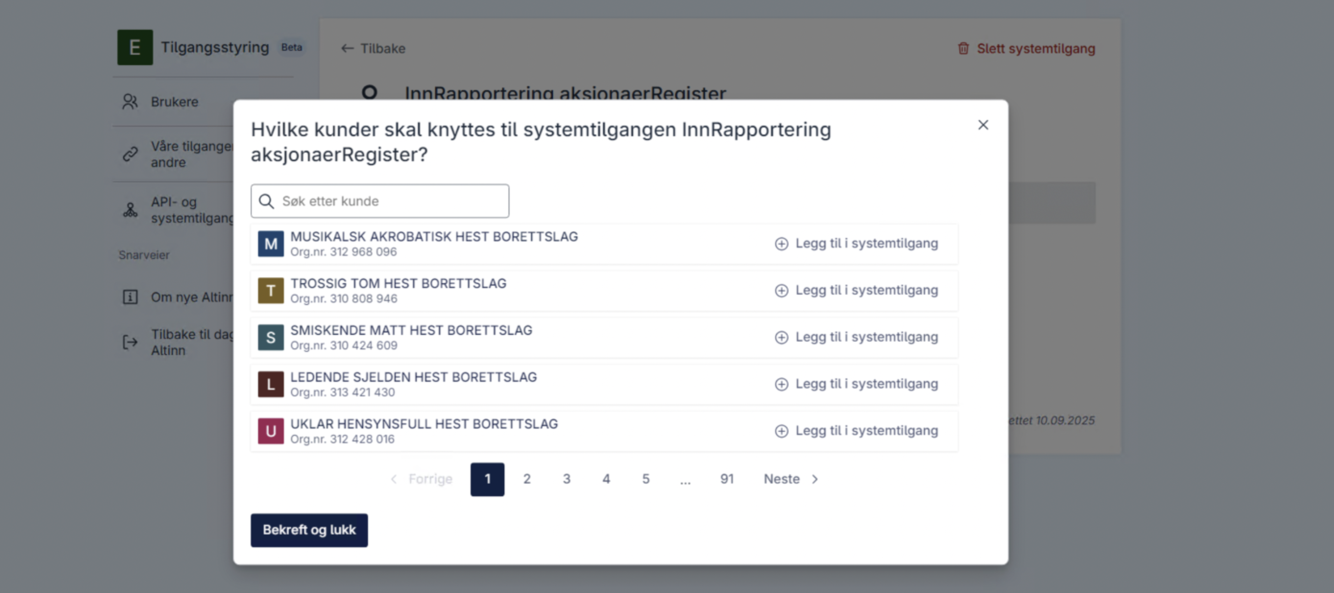 klientdelegering steg 3