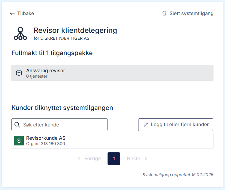 klientdelegering steg 4