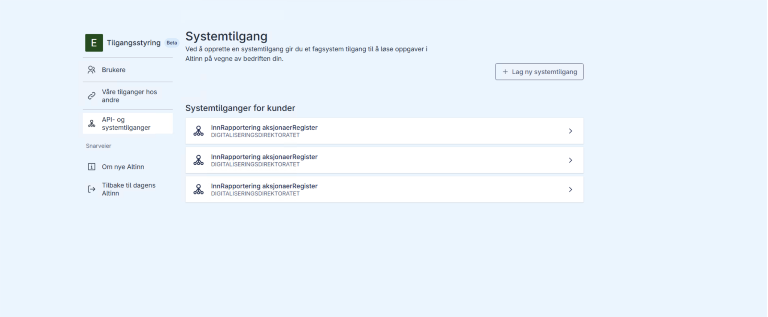 Sletting steg 1