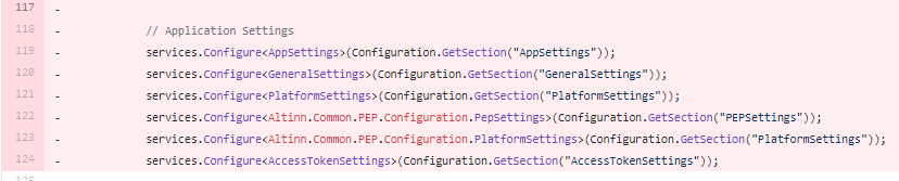 Remove add configuration